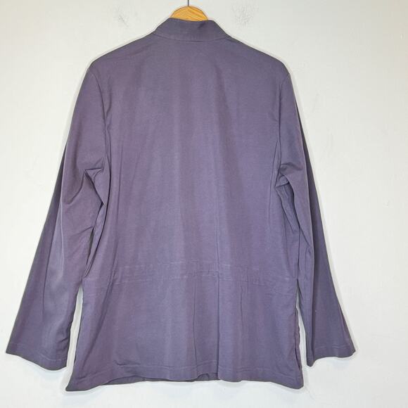 Eileen Fisher Jacket Womens XL Soft Purple Full Zip Lightweight Casual Outerwear - Picture 2 of 10
